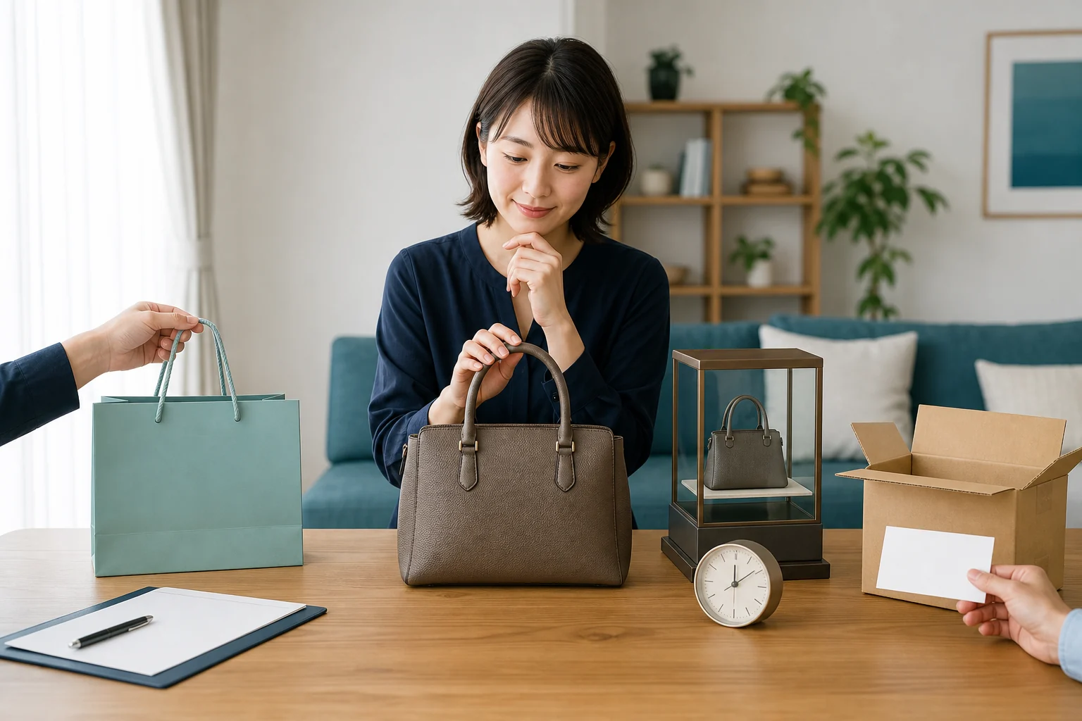 下取りと委託販売と買取の3つを比べる図